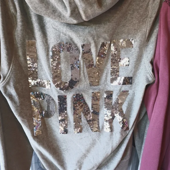 2 VS PINK by Victoria's Secret Full Zip Sweatshirts - Picture 2 of 6